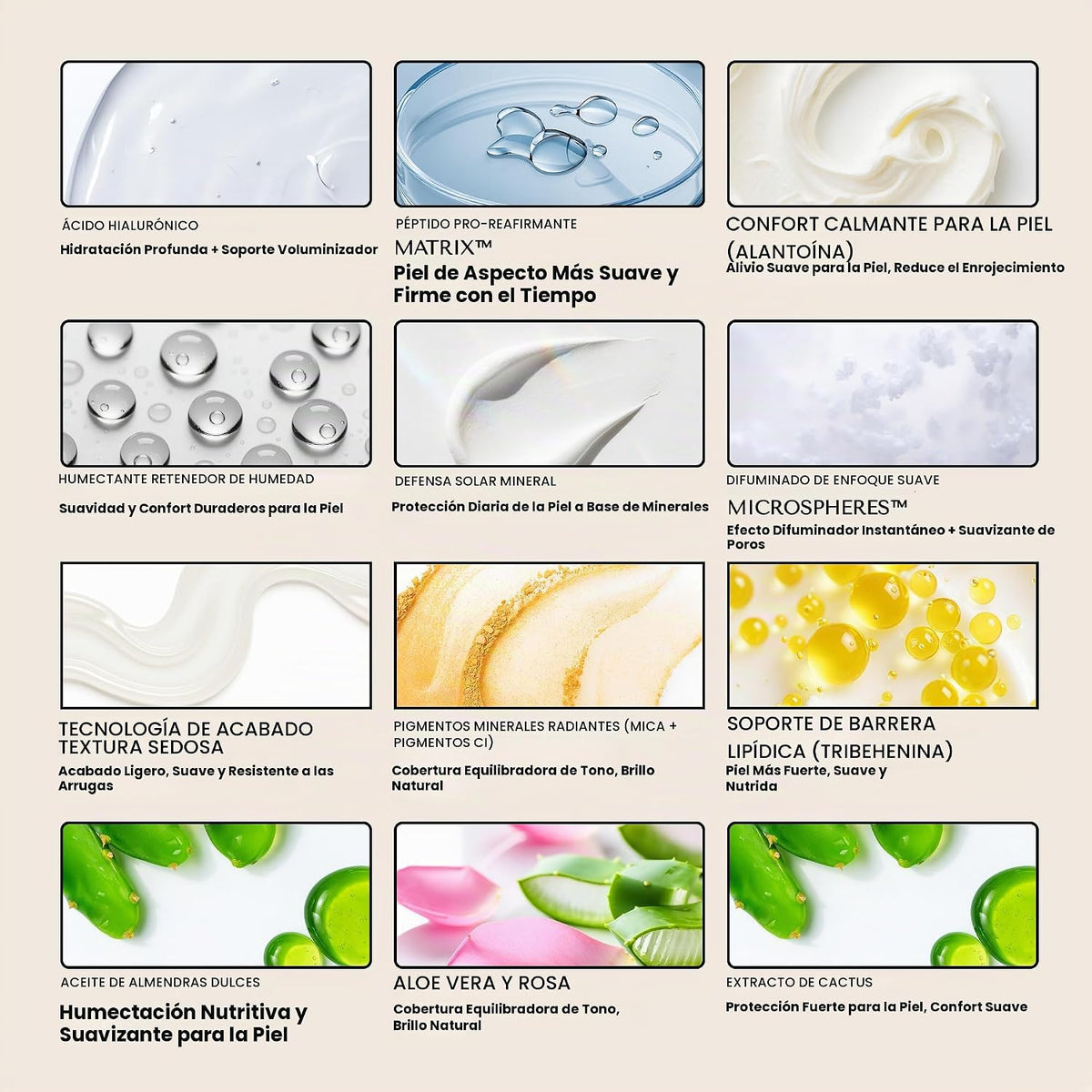 HushGlow® Base de cojín SPF 30, fórmula infundida para el cuidado d...