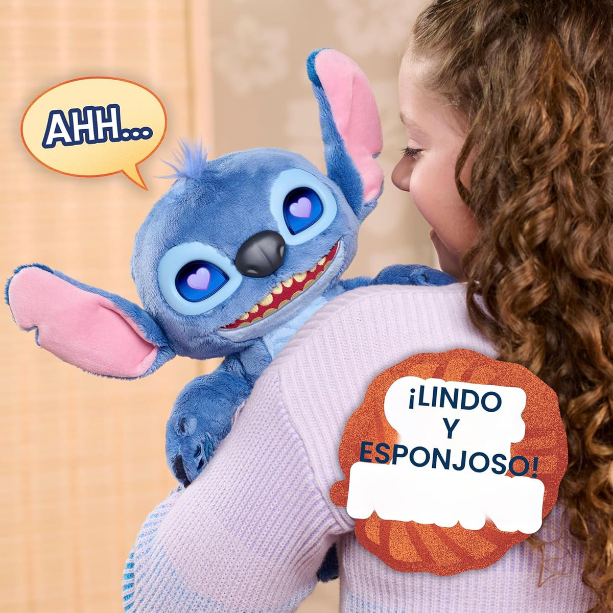Disney Stitch Just Play Many Moods - Peluche interactivo de 14 pulg...