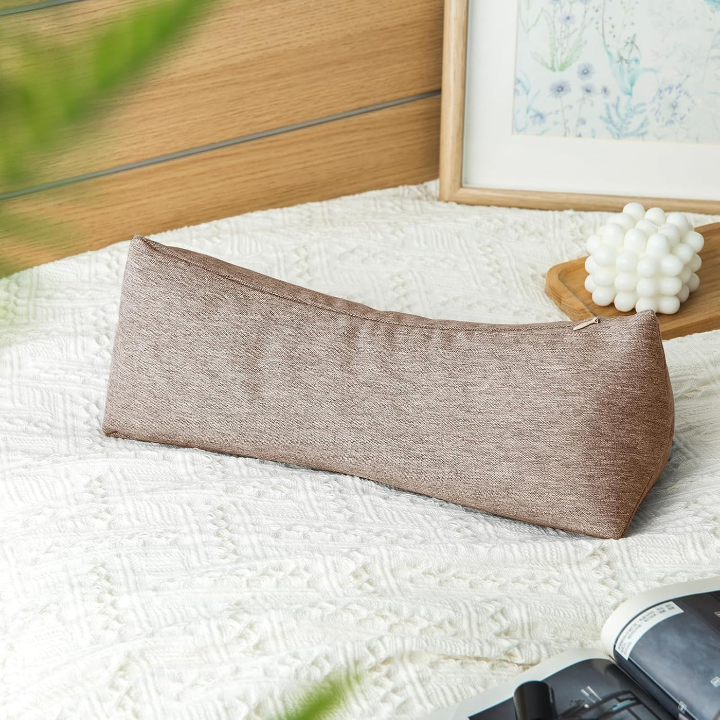 Almohada de Apoyo para el Cuello de Trigo Sarraceno, Almohada Cilín...