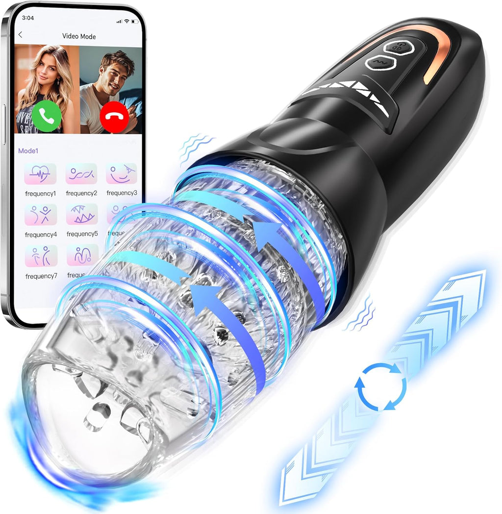 Lumodia Juguetes sexuales para hombres, masturbador masculino autom...