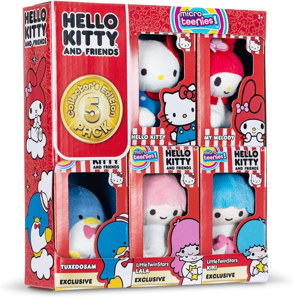 Micro Teenies Hello Kitty Pack de 5