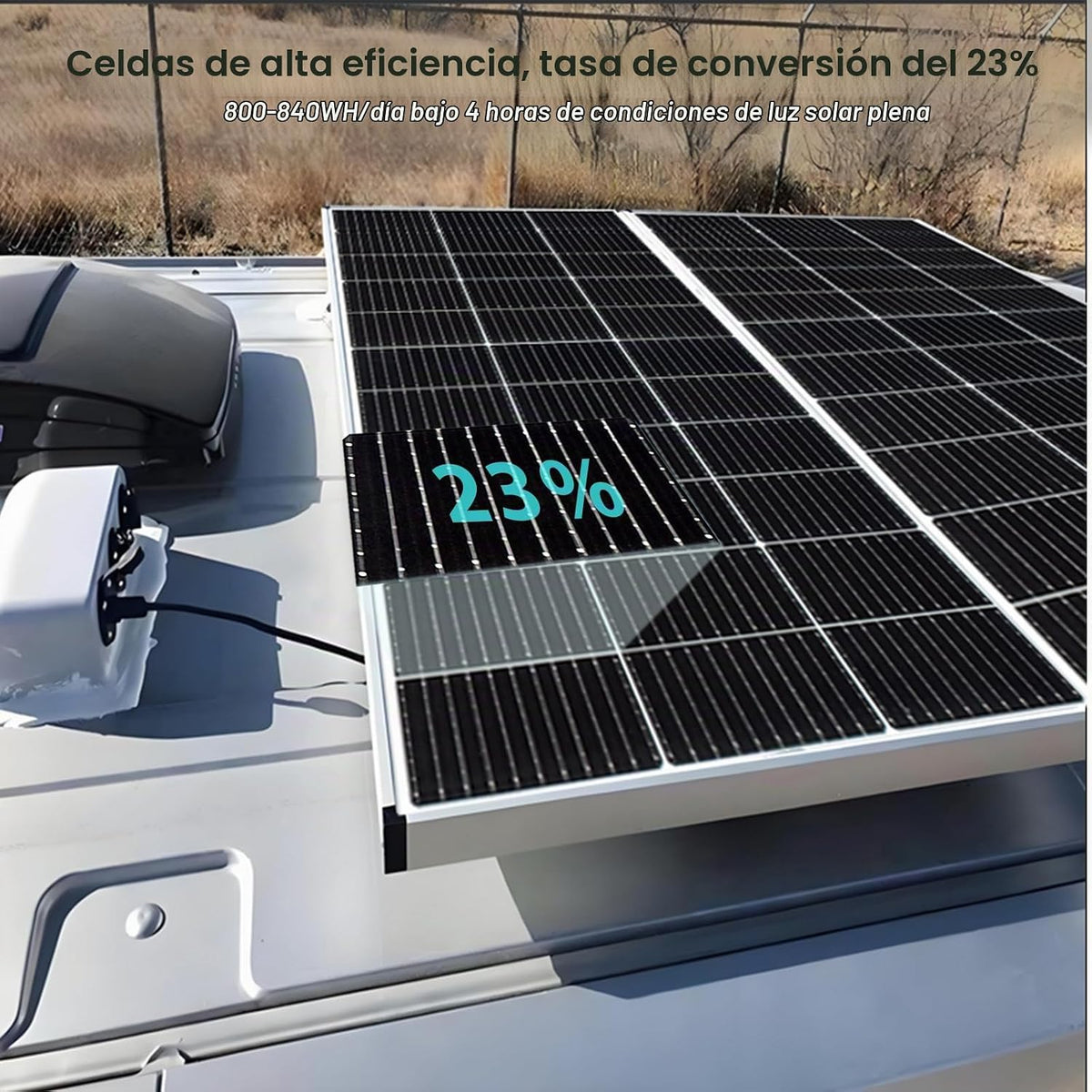 WUZECK - Kit de iniciación de panel solar de 120 vatios y 12 voltio...