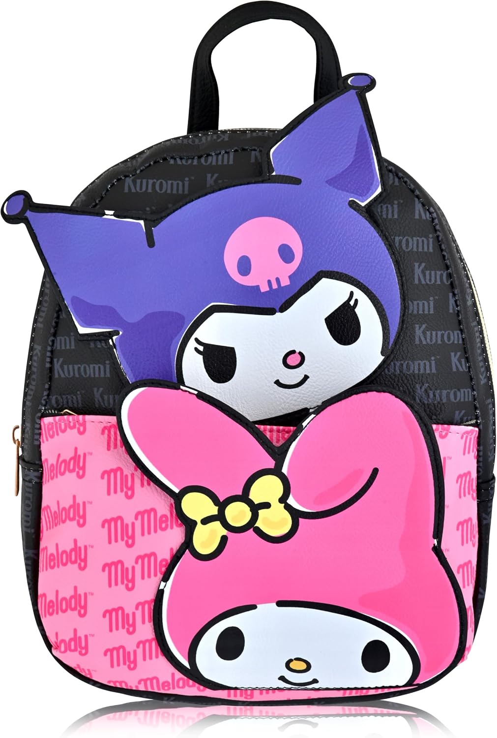 Sanrio Hello Kitty y sus amigos Kuromi Mochila | Mini bolso de piel...