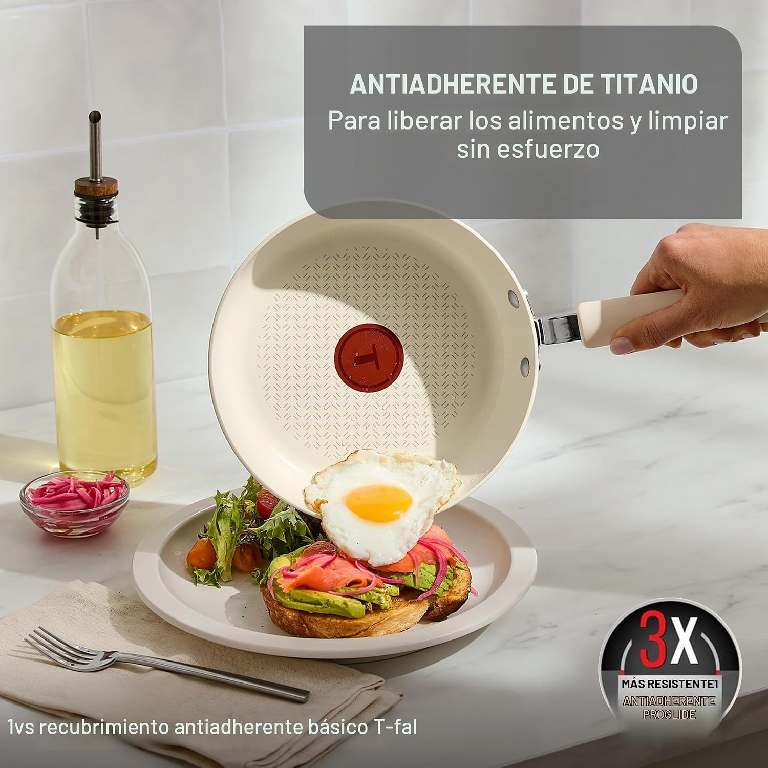 T-fal Ultimate - Juego de utensilios de cocina antiadherentes, 14 p...