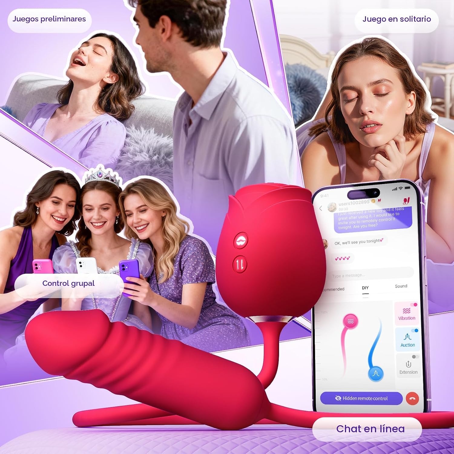 Consolador vibrador juguetes sexuales para mujeres, juguete sexual...