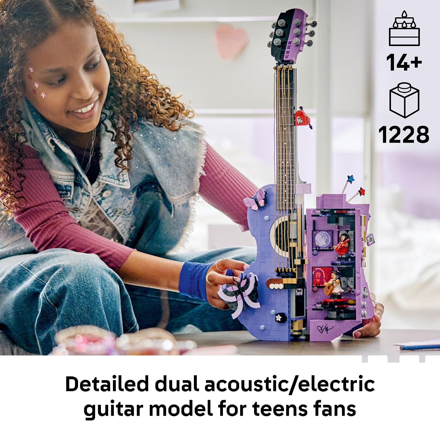 LEGO Editions Olivia Rodrigo's Dual Guitar - Juguete de constru...