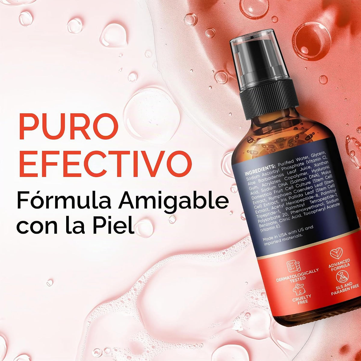 Ember Cloud Salmon DNA PDRN Suero, Ácido Hialurónico, Péptidos, Exo...