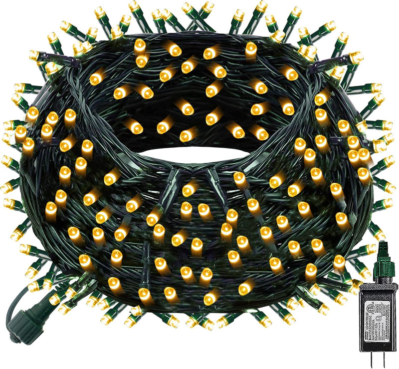 Dazzle Bright Cadena de luces de Navidad, 100 luces LED de 10 m, lu...