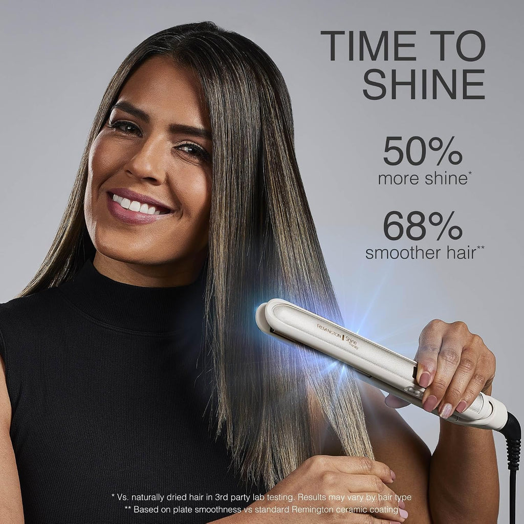 Remington Shine Therapy Plancha de cabello de 1 pulgada, aceite de...