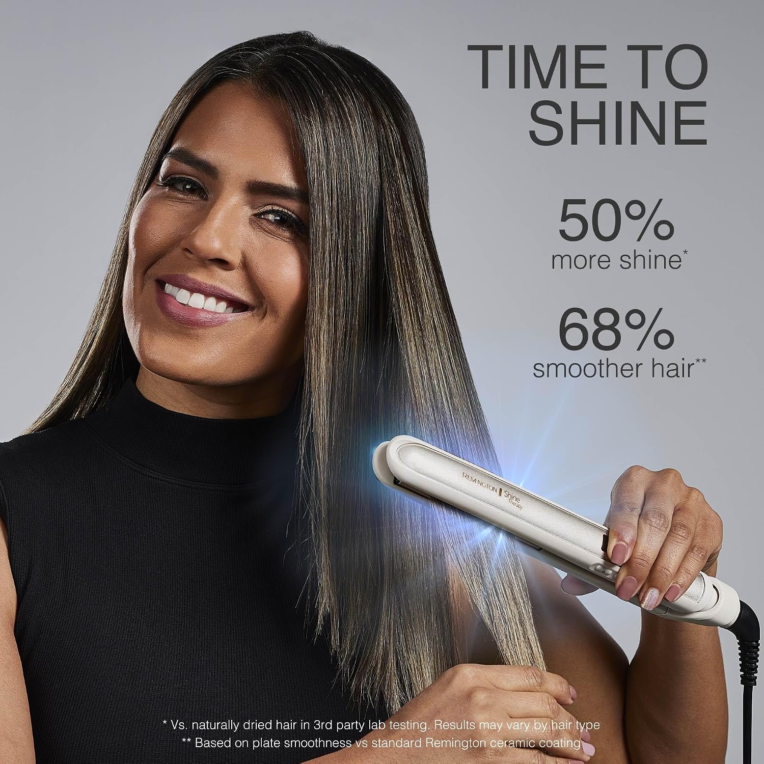 Remington Shine Therapy Plancha de cabello de 1 pulgada, aceite de...