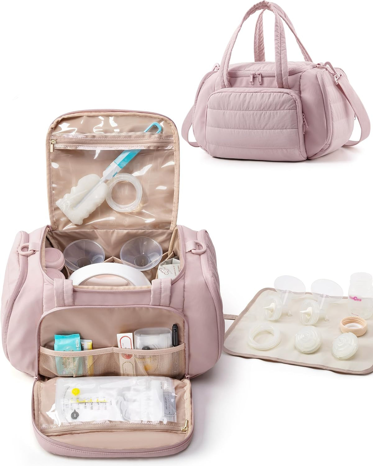 Marscamd Bolsa acolchada para extractor de leche compatible con Spe...