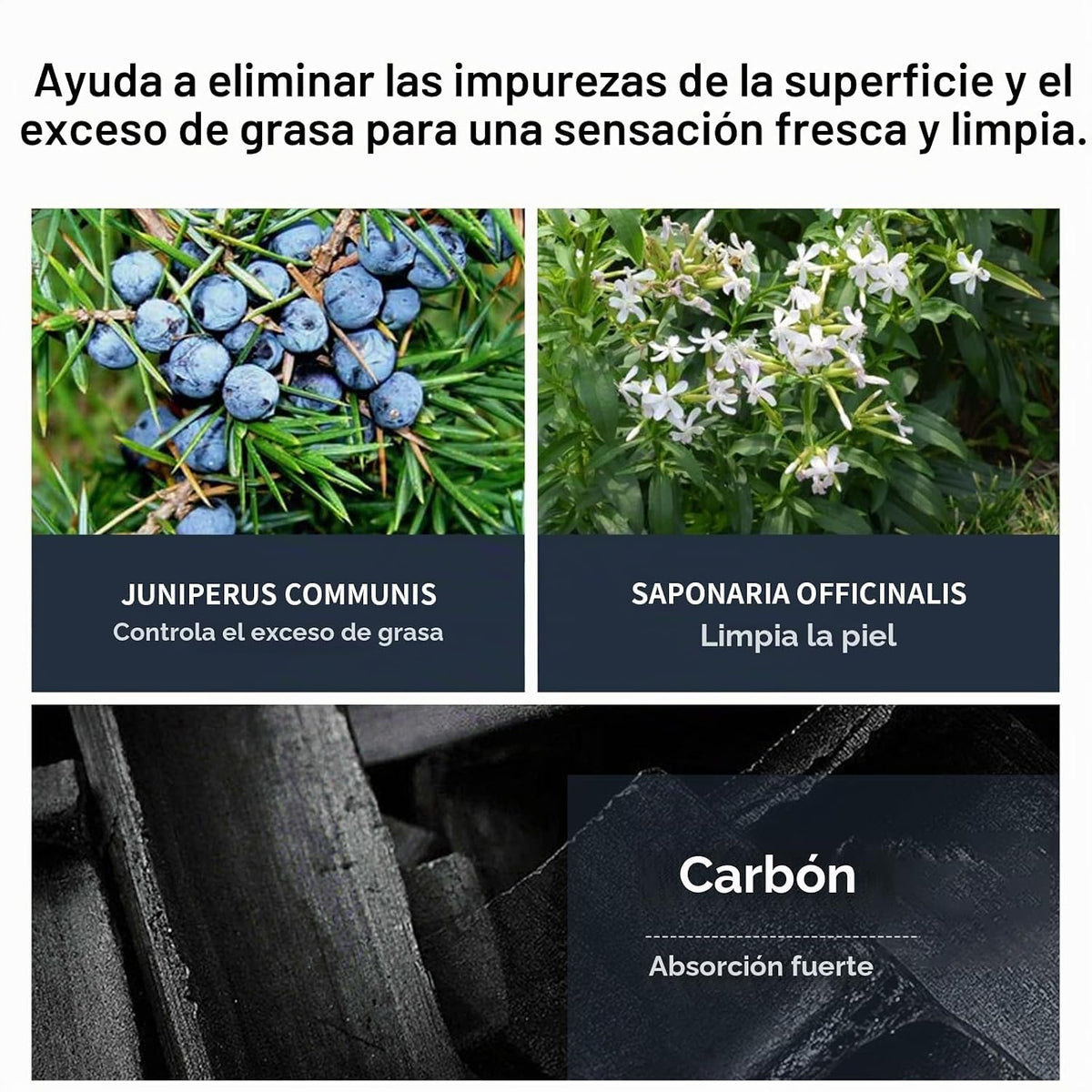 JVR Máscara facial Peel Off, máscara negra de carbón, máscara facia...
