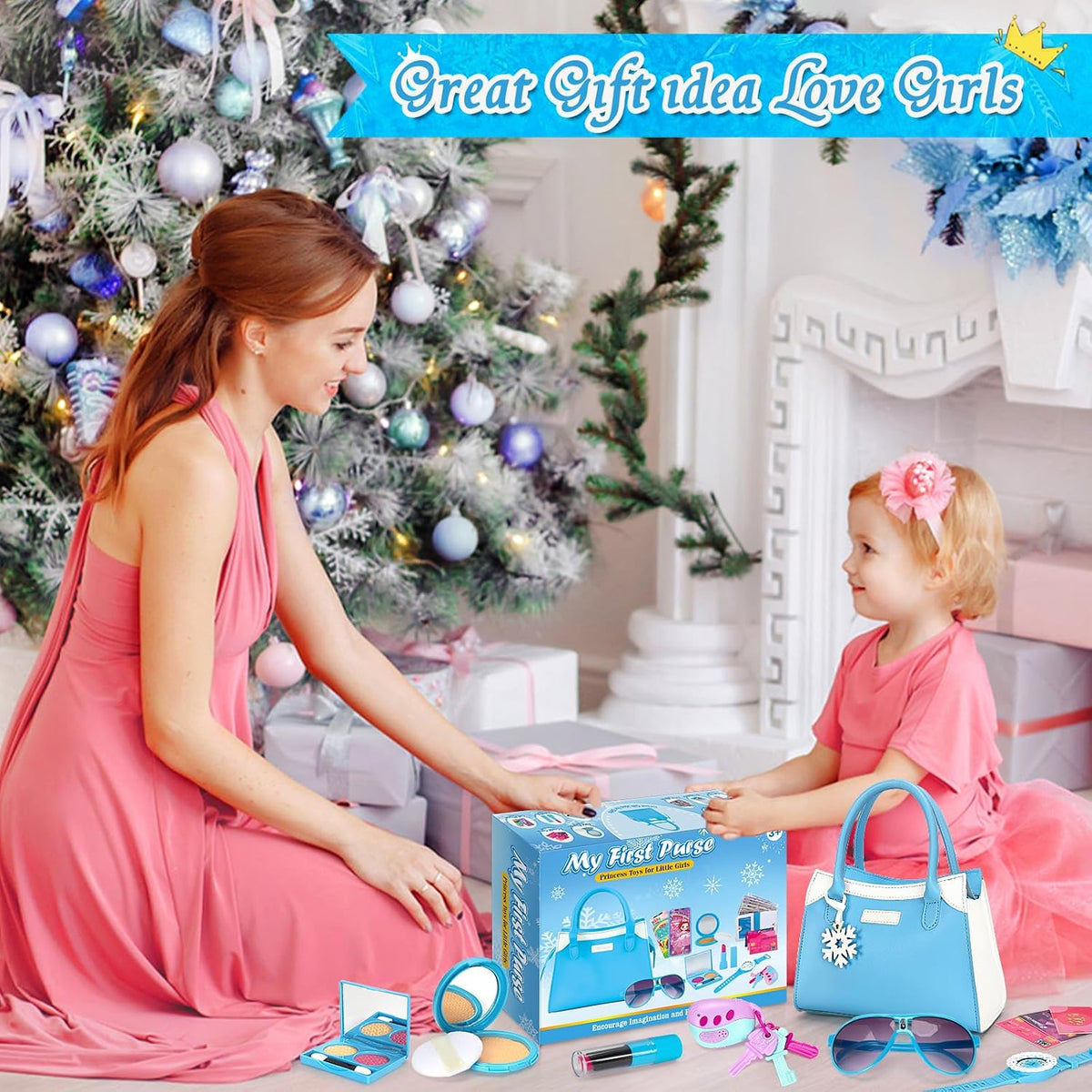 Officygnet Monedero para niñas pequeñas, juguetes de maquillaje de...