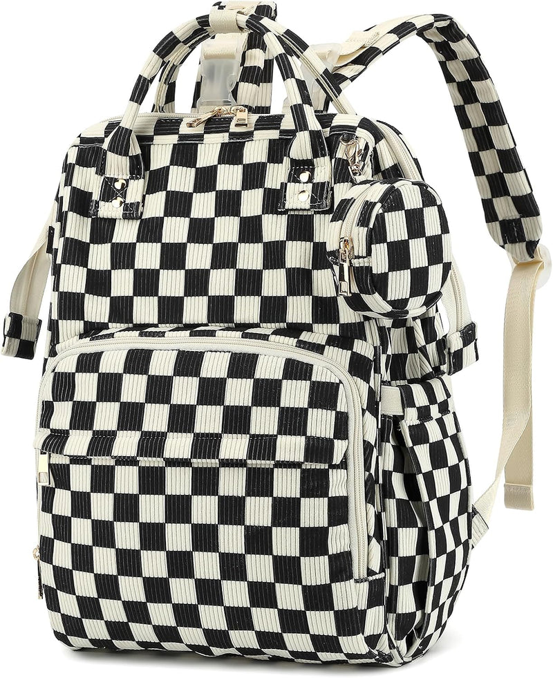 Lrenagao Mochila para pañales de bebé para mamá y papá, bolsa de pa...