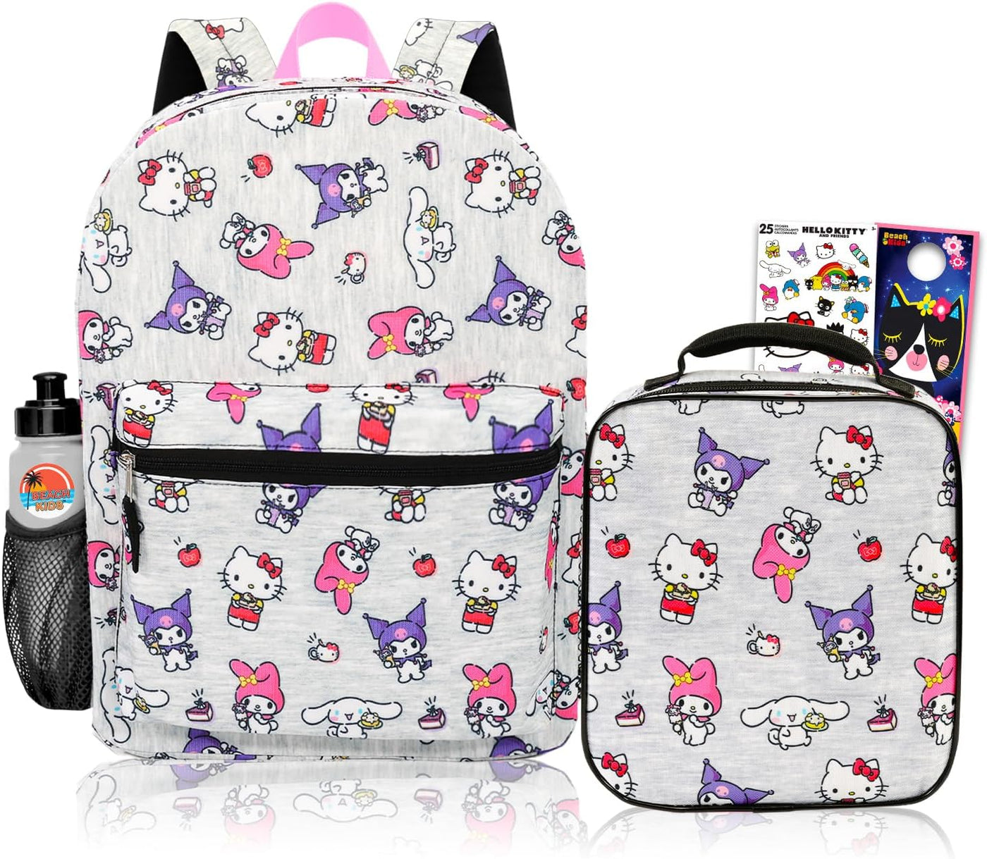 Hello Kitty and Friends - Juego de mochila y lonchera para paquete...