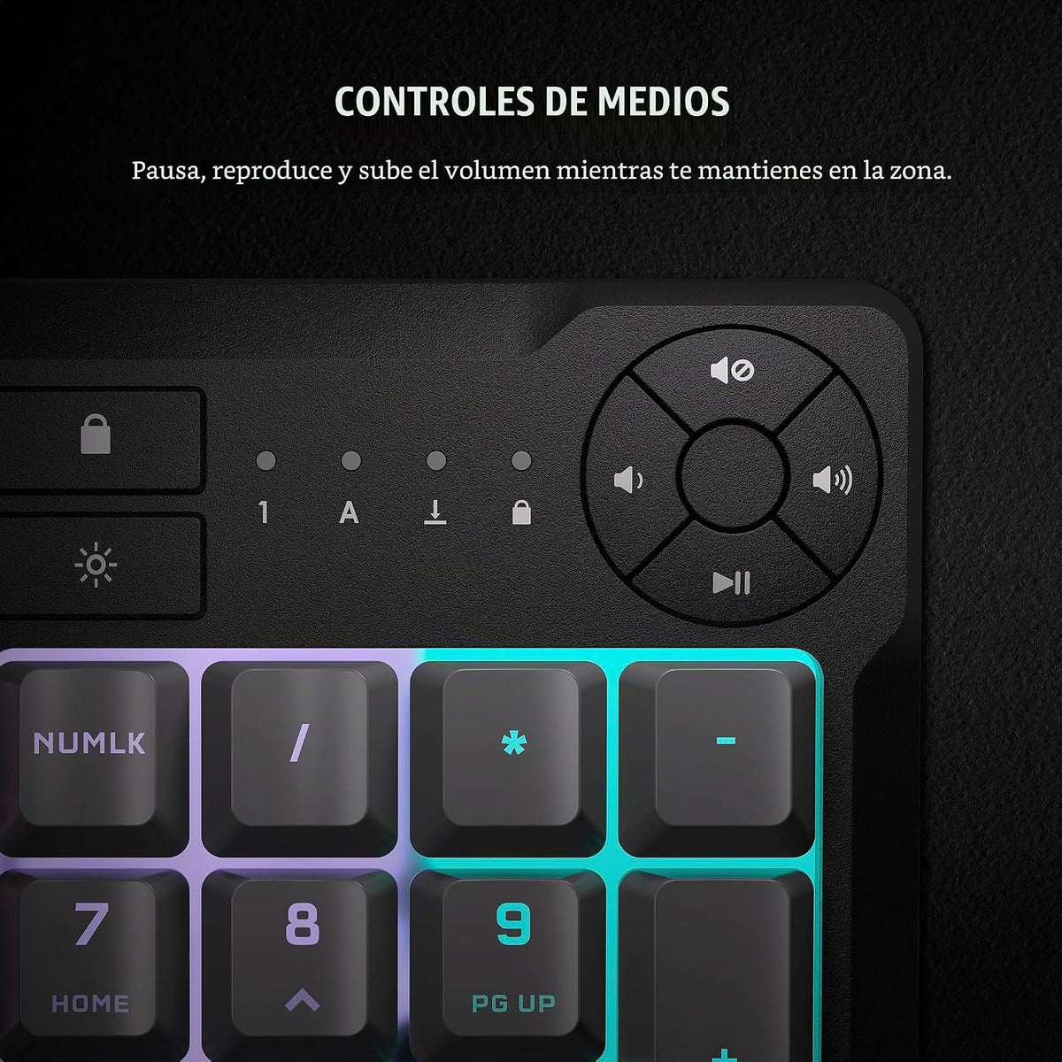 Corsair K55 CORE RGB Teclado de membrana para juegos con cable \u20...