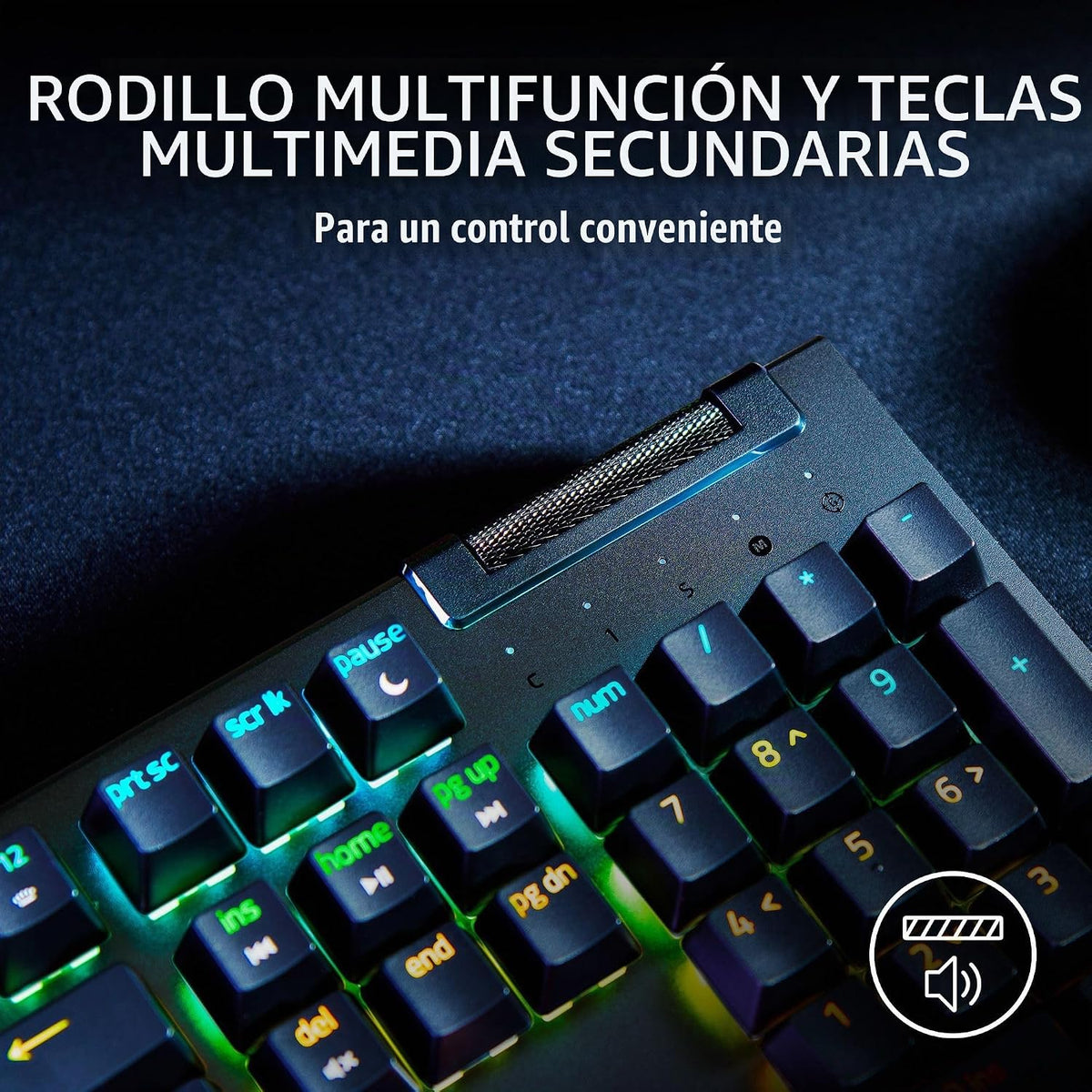 Razer BlackWidow V4 X - Teclado mecánico para juegos: Teclas verdes...