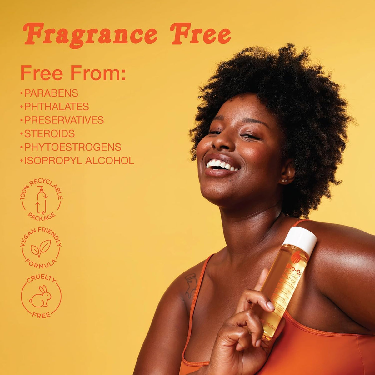 Suero de aceite corporal sin fragancia Bio-Oil para cicatrices y es...