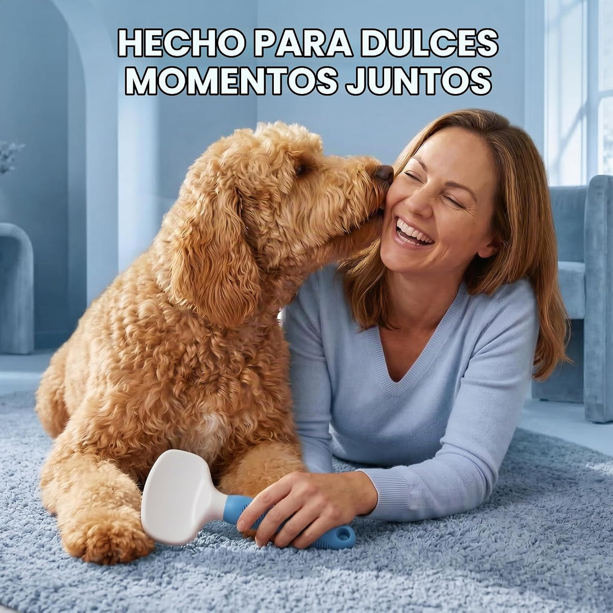 Poodle Pet Slicker Brush \u2013 Para perros, gatos y conejos \u2013...