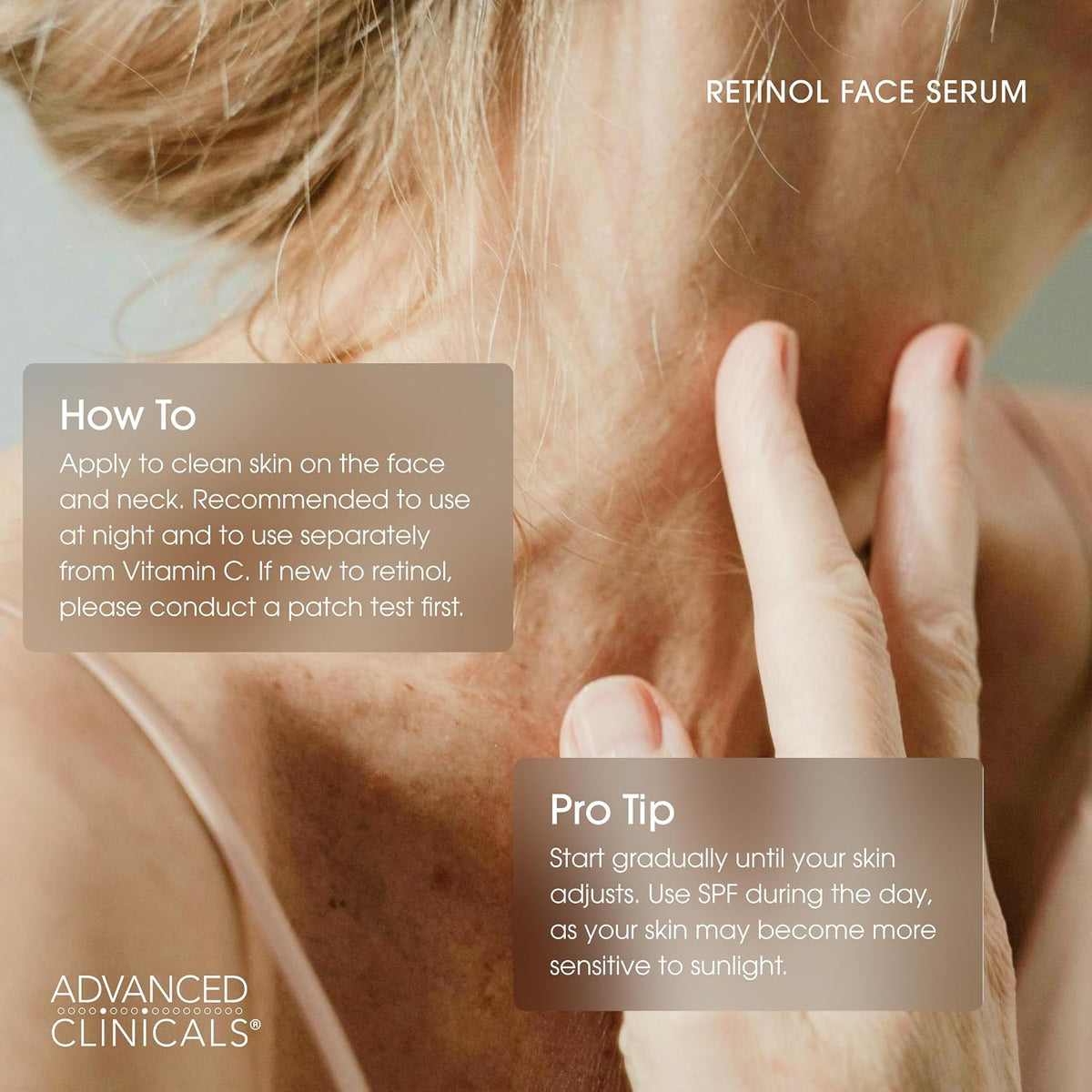 Advanced Clinicals Suero de retinol para la cara | Suero de retinol...