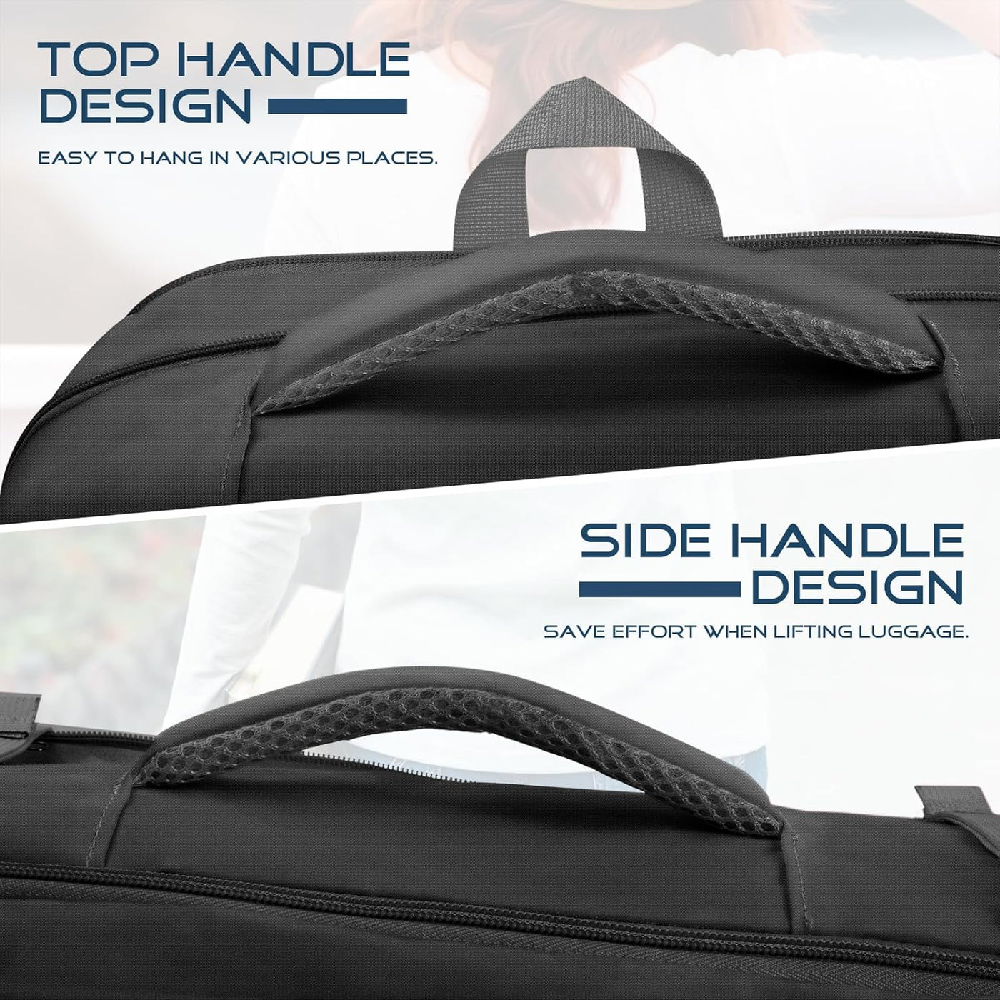 Fxcelets Mochila de viaje para hombres, mochila de mano aprobada po...