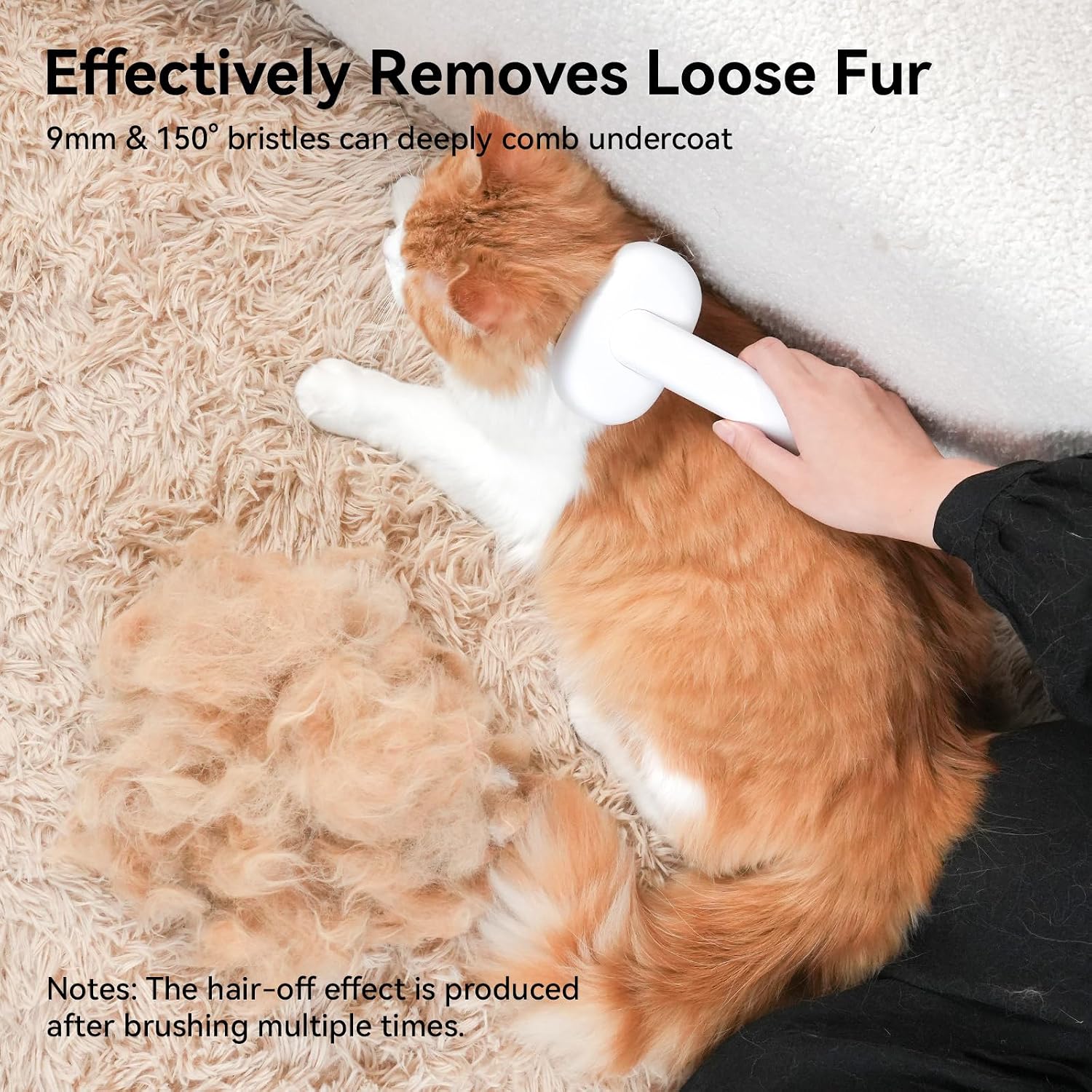 Aumuca - Cepillo para gatos de pelo largo o corto de interior, para...
