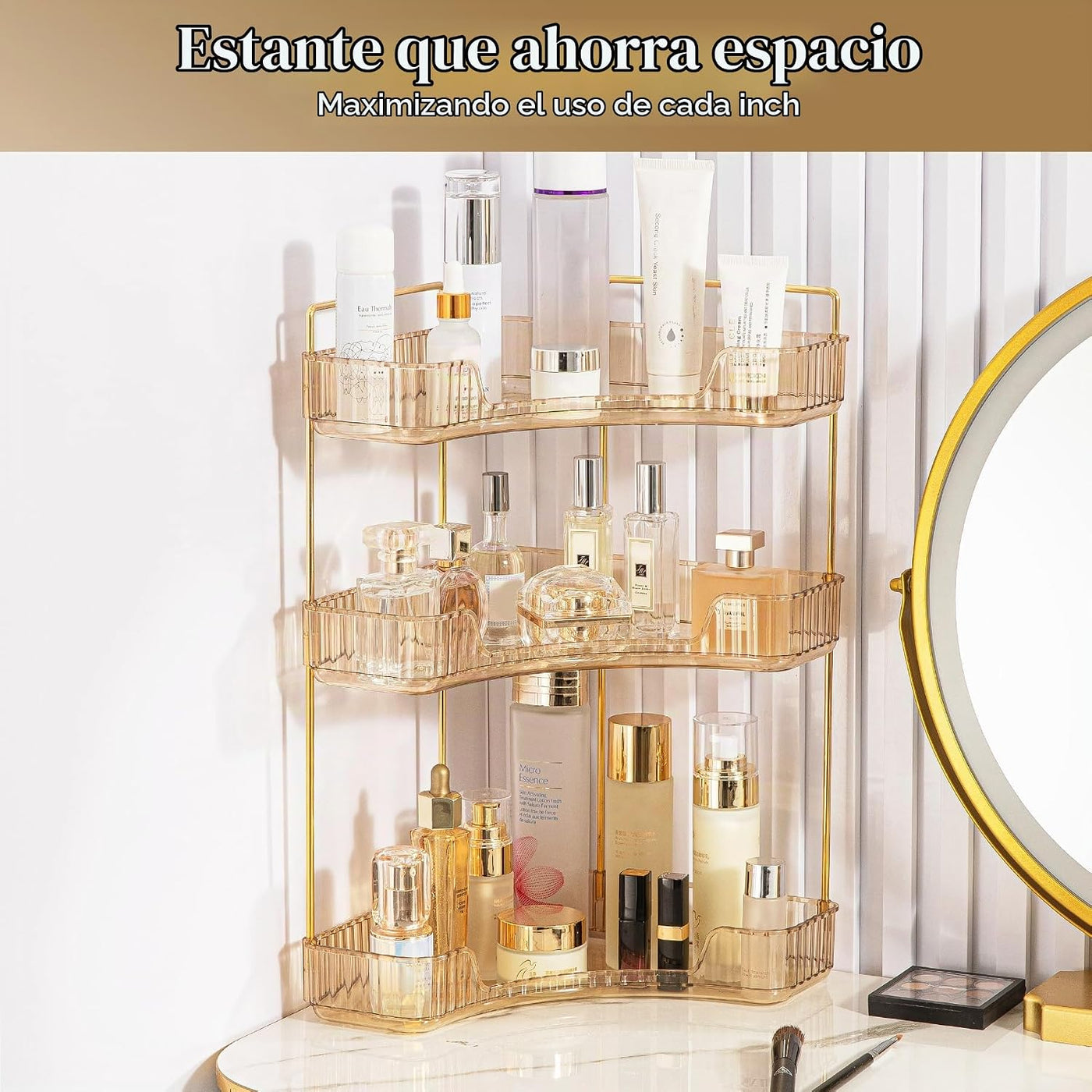 Aveniee Organizador de Esquina para Encimera de Baño, Estante de En...