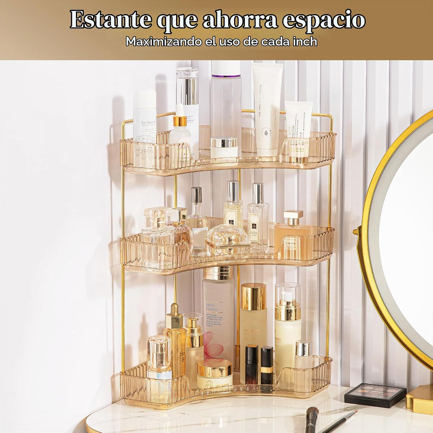 Aveniee Organizador de Esquina para Encimera de Baño, Estante de En...