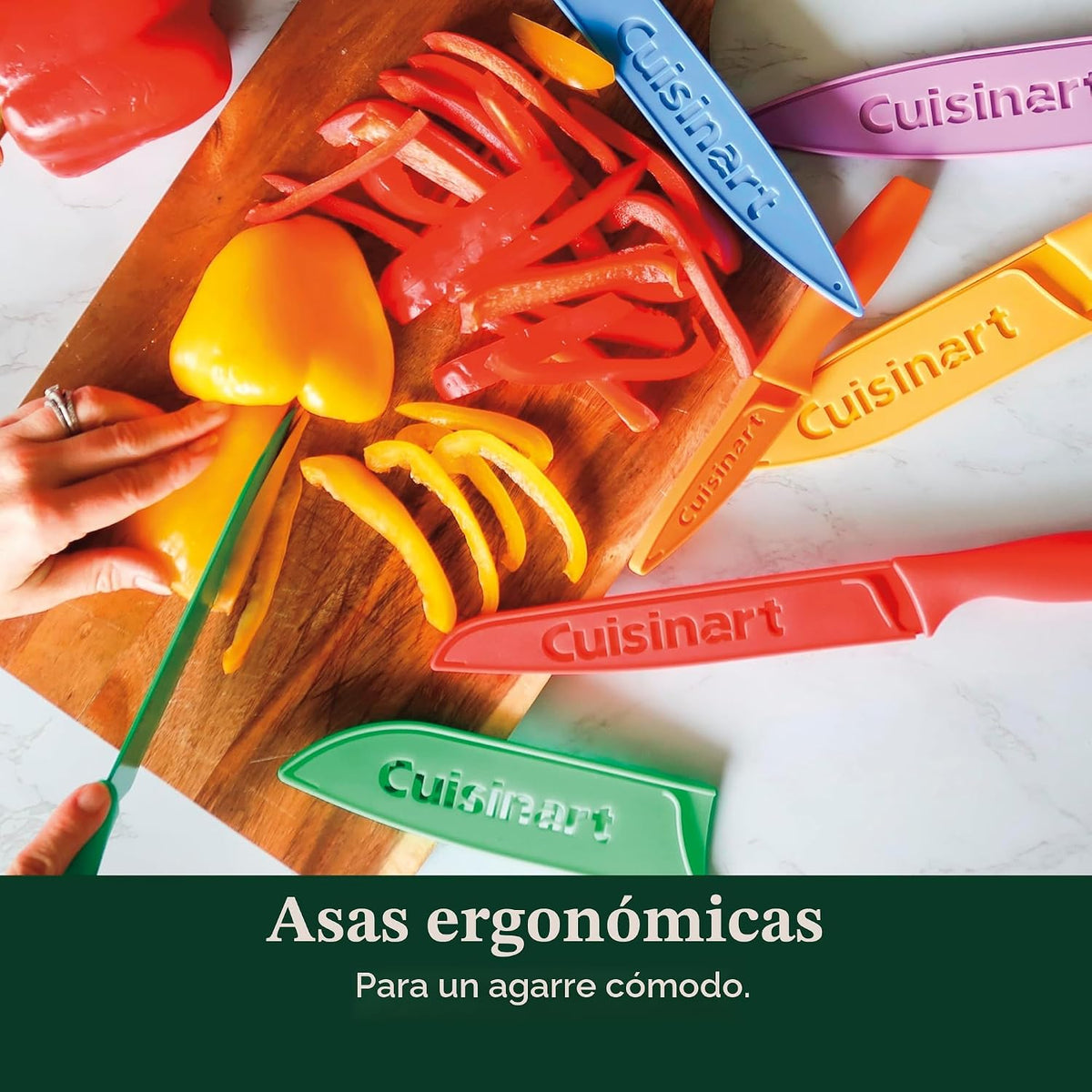 Cuisinart C55-01-12PCKS Colección Juego de 12 Cuchillos, Multicolor...