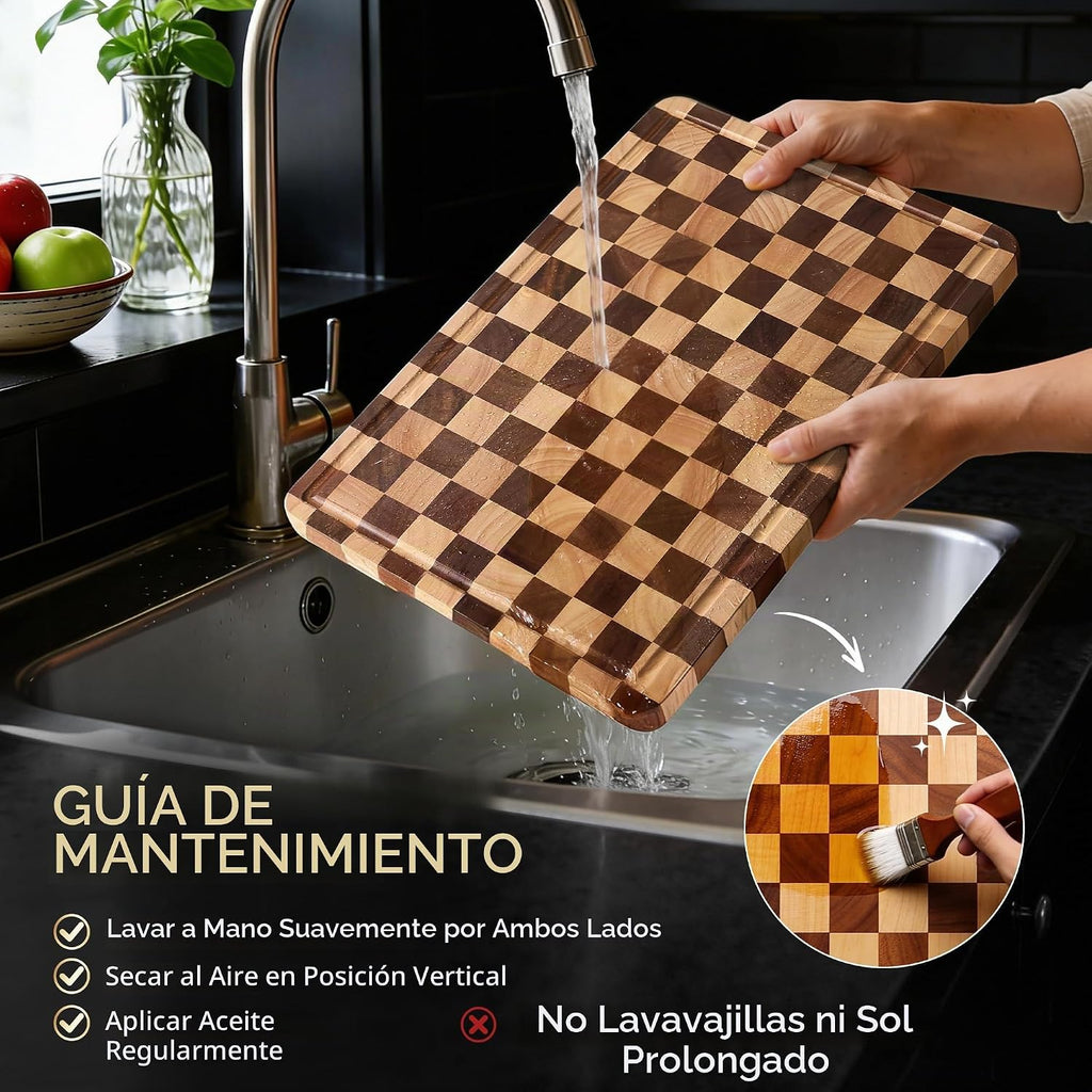 Nomsters Paquete de 2 tablas de cortar para cocina, tabla de cortar...