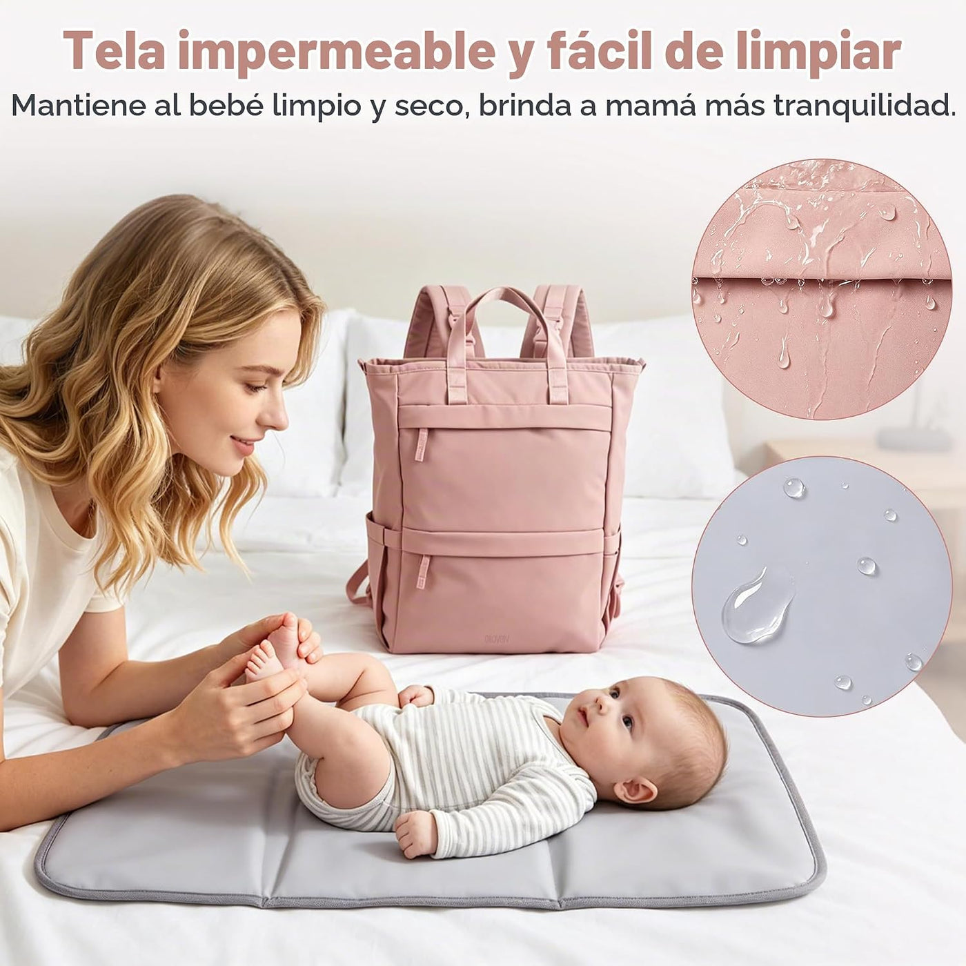 Allovely Mochila para pañales \u2013 Organizador multifuncional ult...