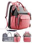 ISMGN Mochila para pañales con cambiador, bolsa de pañales grande,...