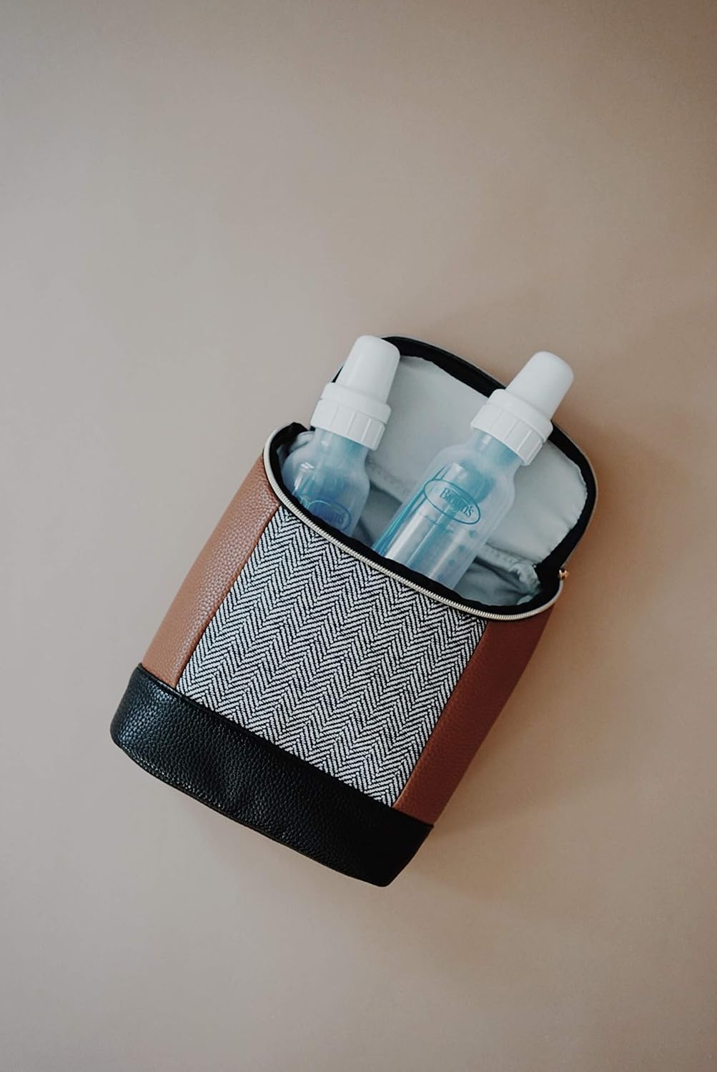 Itzy Ritzy Bolsa aislada para botellas, mantiene las botellas calie...