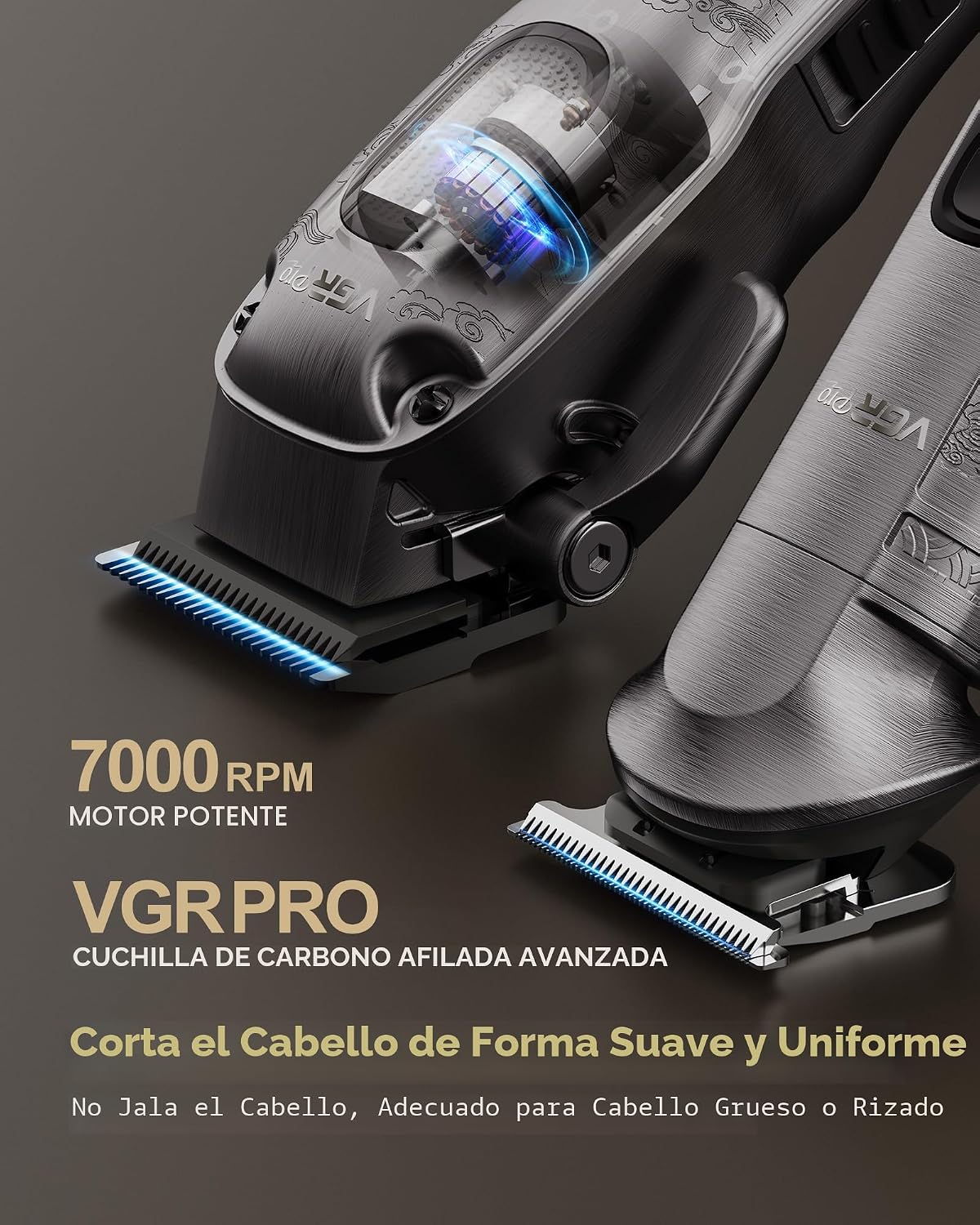 Cortapelos Vgrpro para Hombres Profesional, Cortapelos Inalámbrico...