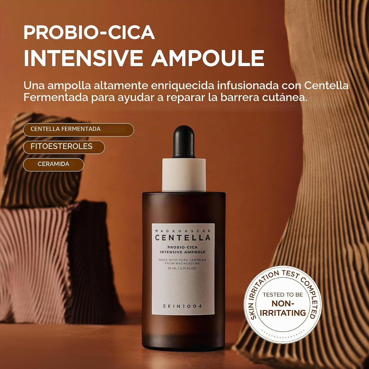 SKIN1004 Probio Cica - Ampolla intensiva para rostro con ceramida,...