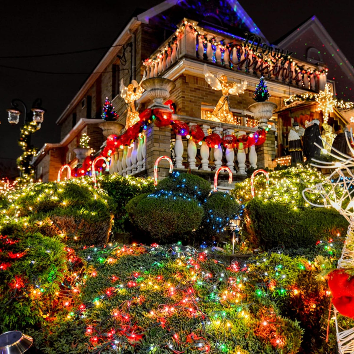 TW SHINE 1000 Luces LED de Navidad, 328 Pies Luces de Árbol de Navi...