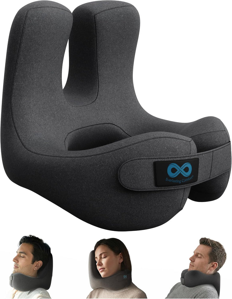 Everlasting Comfort Almohada cervical mejorada para aviones - Repos...