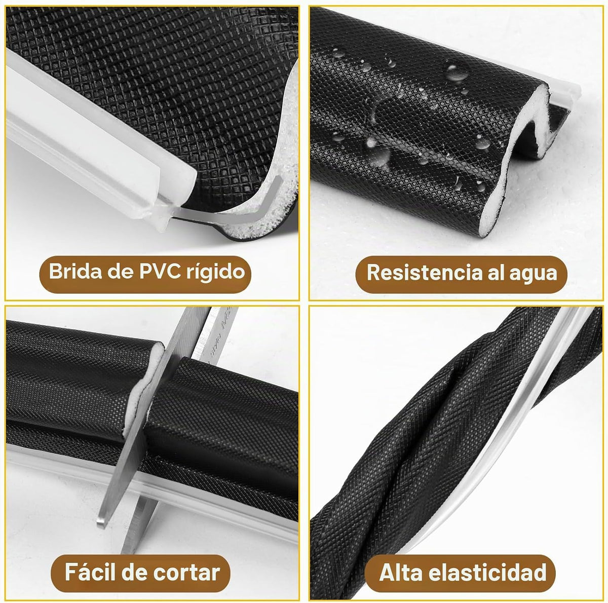 Litaibai Burletes de Gran Tamaño para Puertas para Espacios Más Gra...