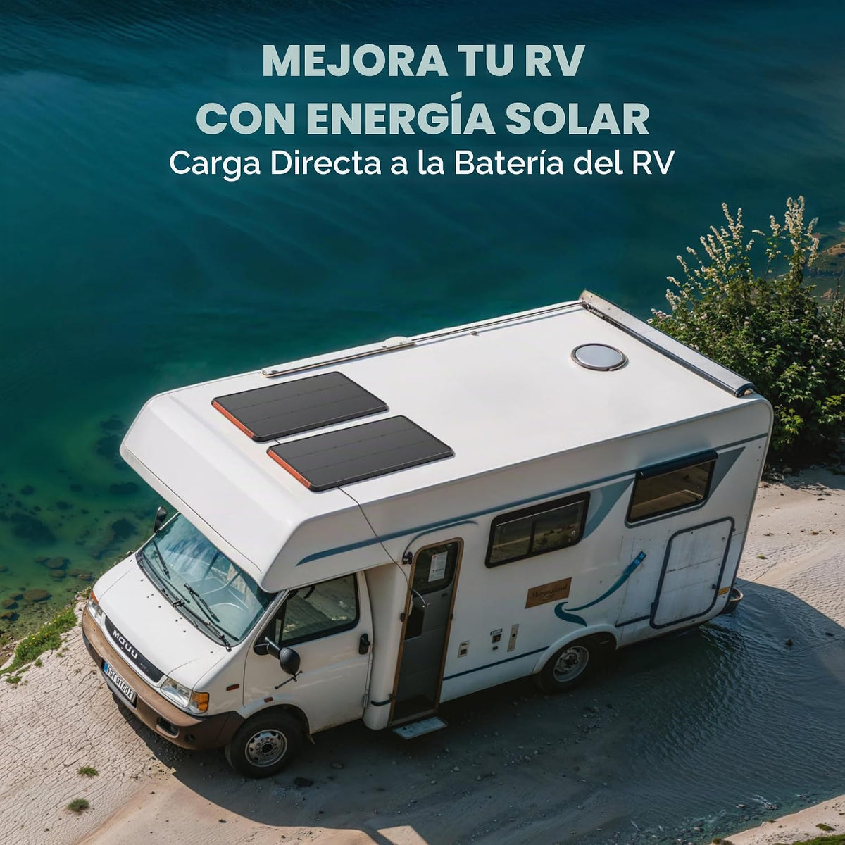 Jackery SolarSaga 100 Prime Panel solar bifacial de bricolaje, 100...