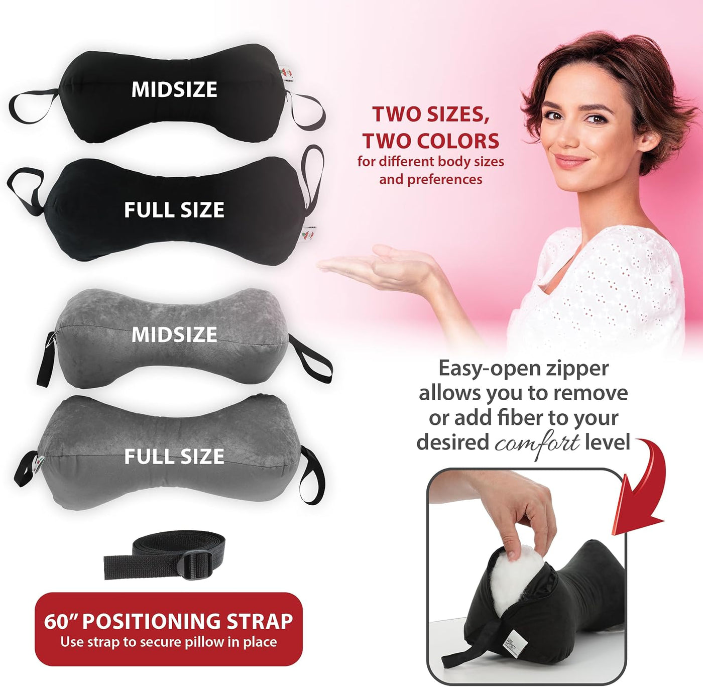 Sleep Log - Almohada quiropráctica para cuello y espalda en forma d...