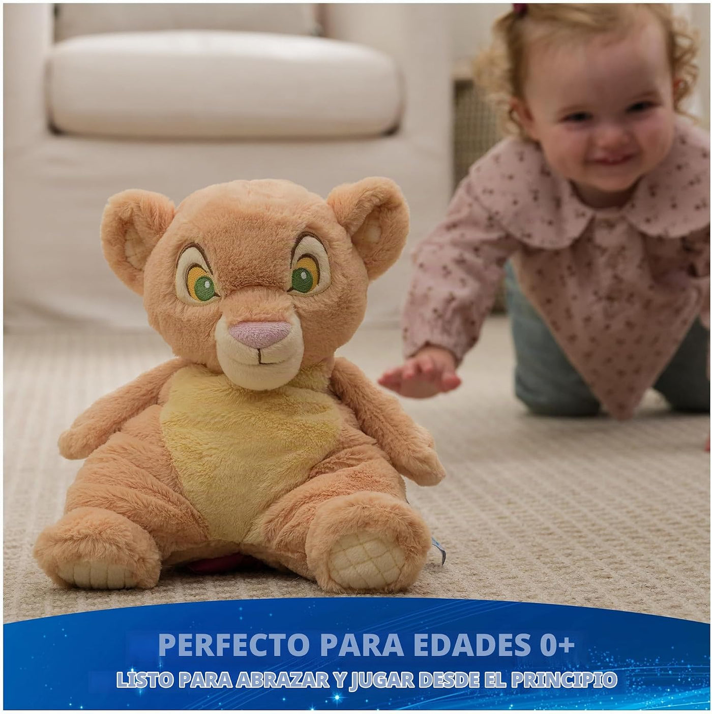 GUND Disney El Rey León Oh So Snuggly Nala - Juguete de peluche de...