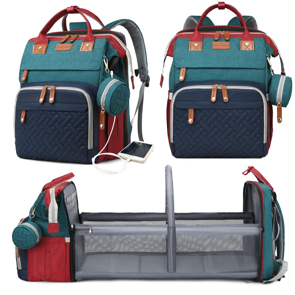 Astro alan - Mochilas para pañales con cambiador, mochila impermeab...