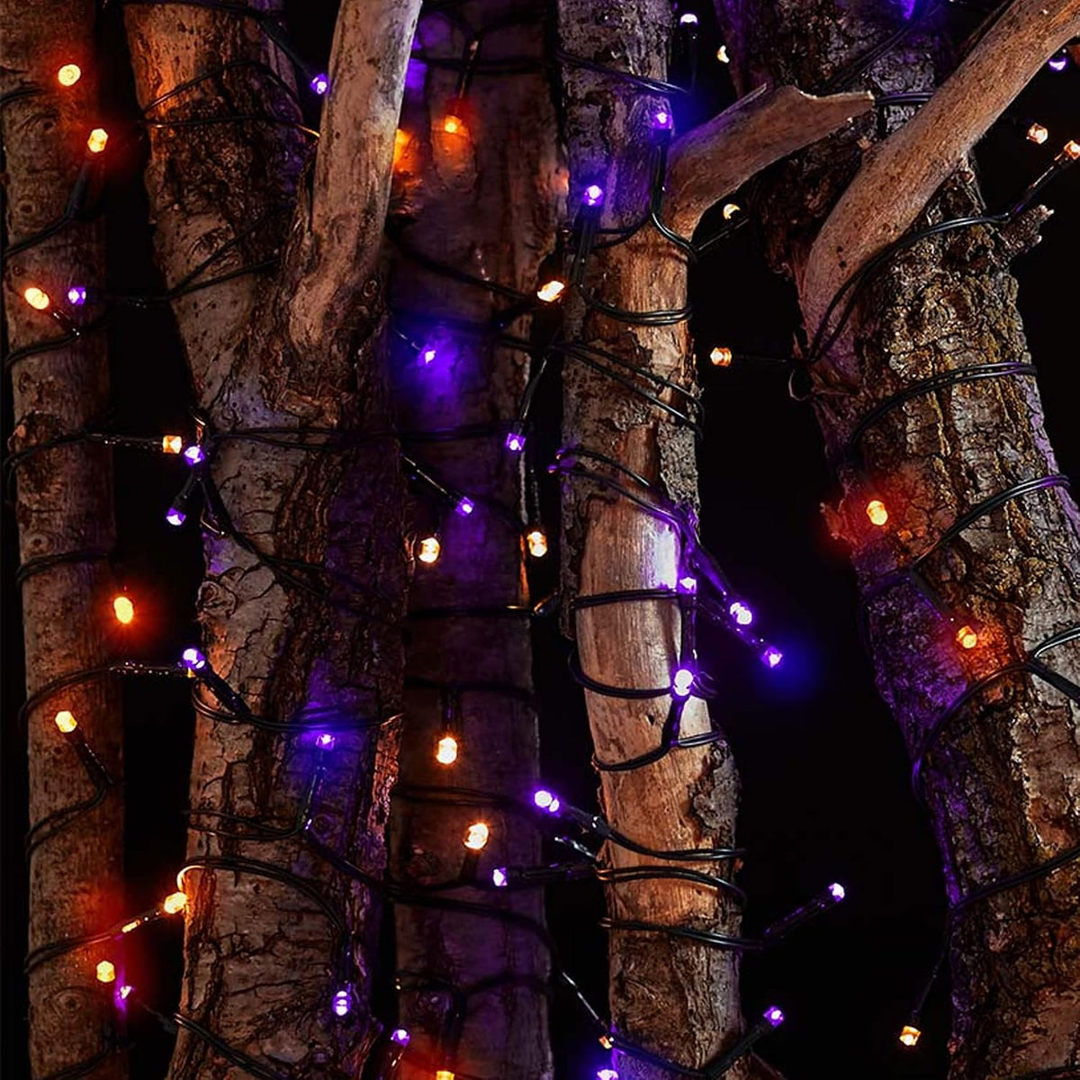TW SHINE Luces de Halloween, 400 LED de 132 pies de luces de Hallow...