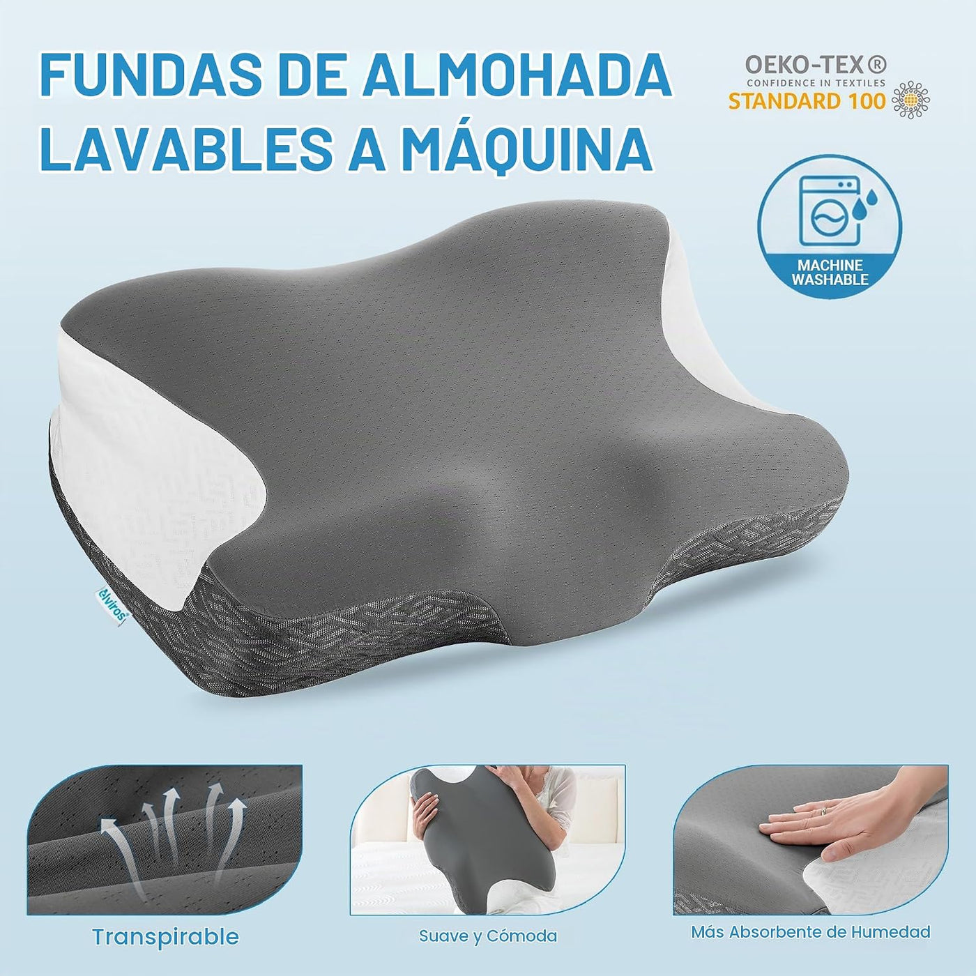 Almohada CPAP elegible para la FSA para que los usuarios reduzcan f...