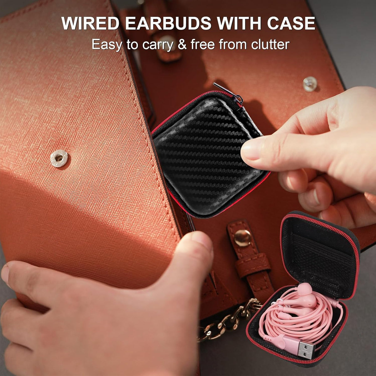 ASKUBSKU Auriculares USB con cable con micrófono para PC de 7.5 pie...