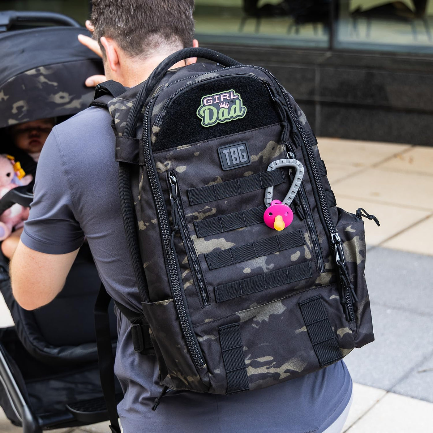 Tactical Baby Gear Daypack Mochila Táctica de Pañales para Papás -...