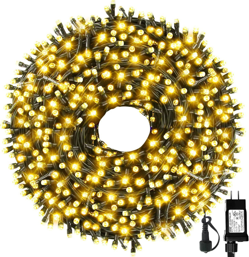 MZD8391 300 luces LED de Navidad de 105 pies, para interiores y ext...