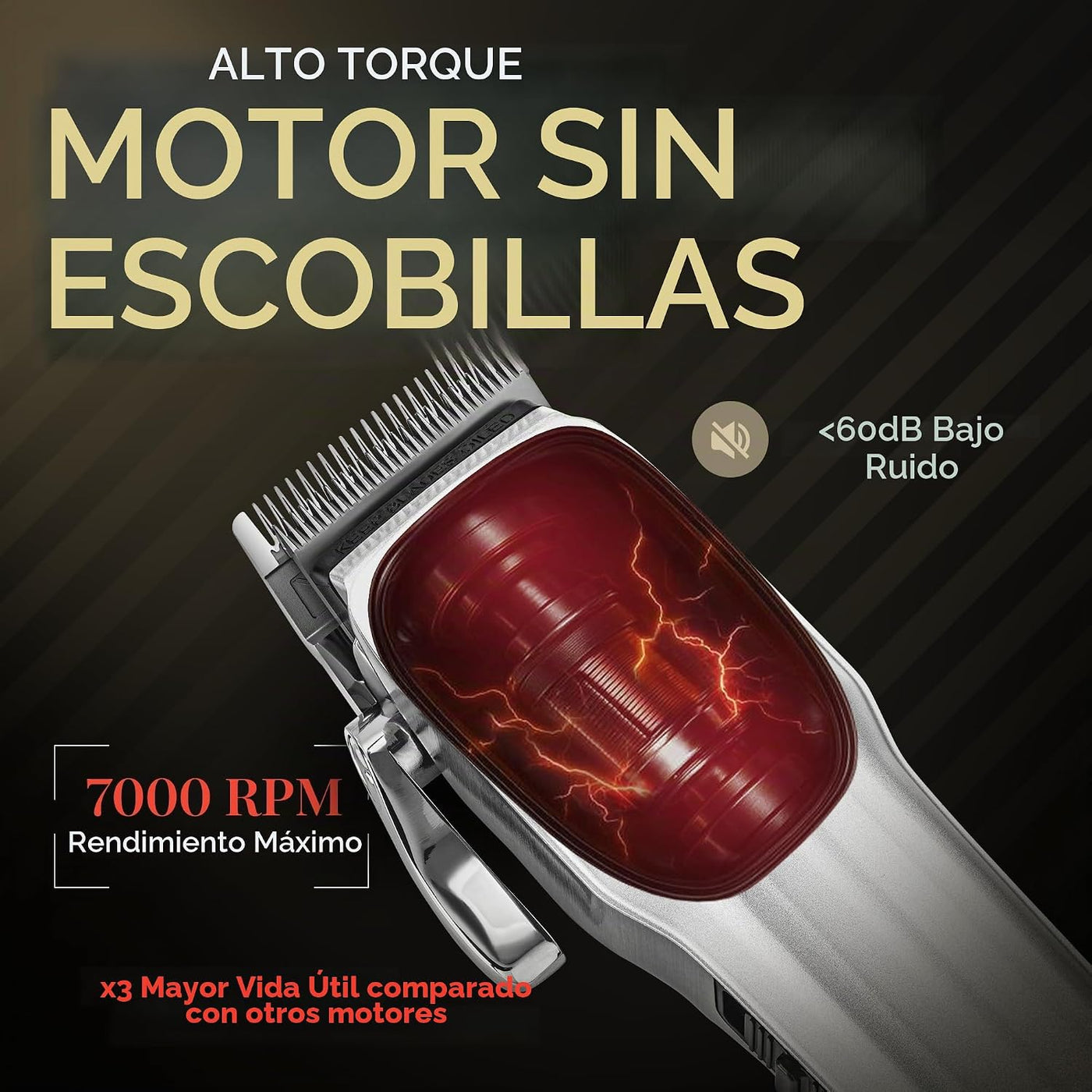 Fagaci Cortadora de pelo profesional para hombres, kit de peluquero...