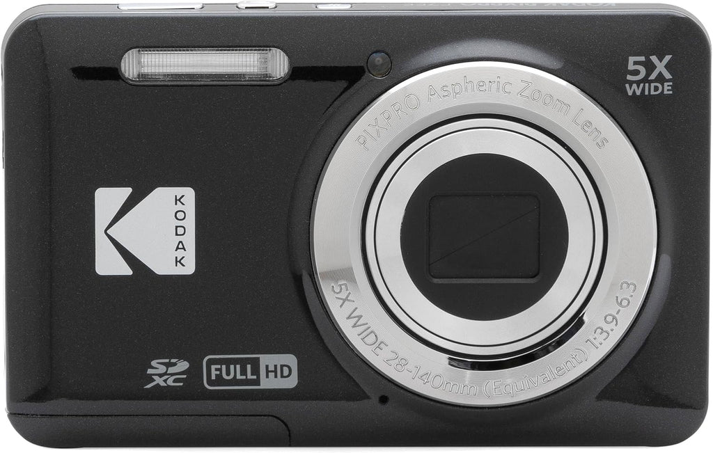 Kodak PIXPRO FZ55 cámara digital negra de 16 MP con zoom óptico 5X,...
