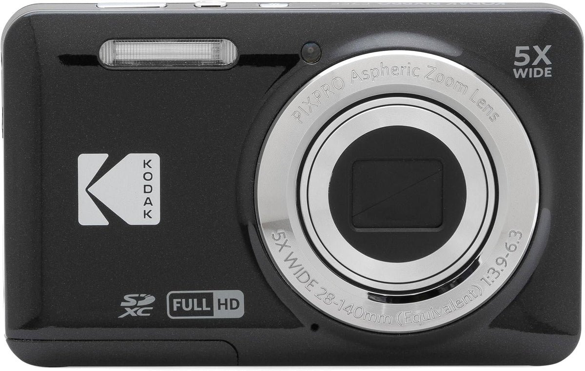 Kodak PIXPRO FZ55 cámara digital negra de 16 MP con zoom óptico 5X,...
